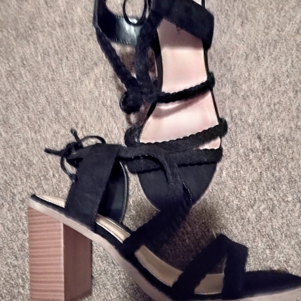 Braided healed sandal from JustFab